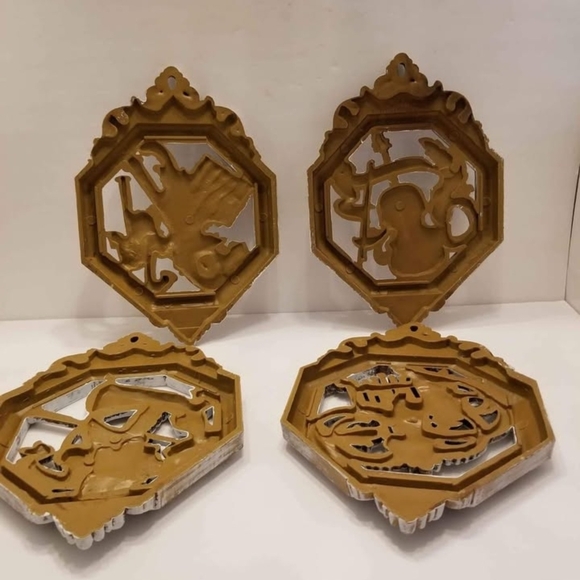 Vintage-Inspired White Wall Decor Set - Picture 9 of 10